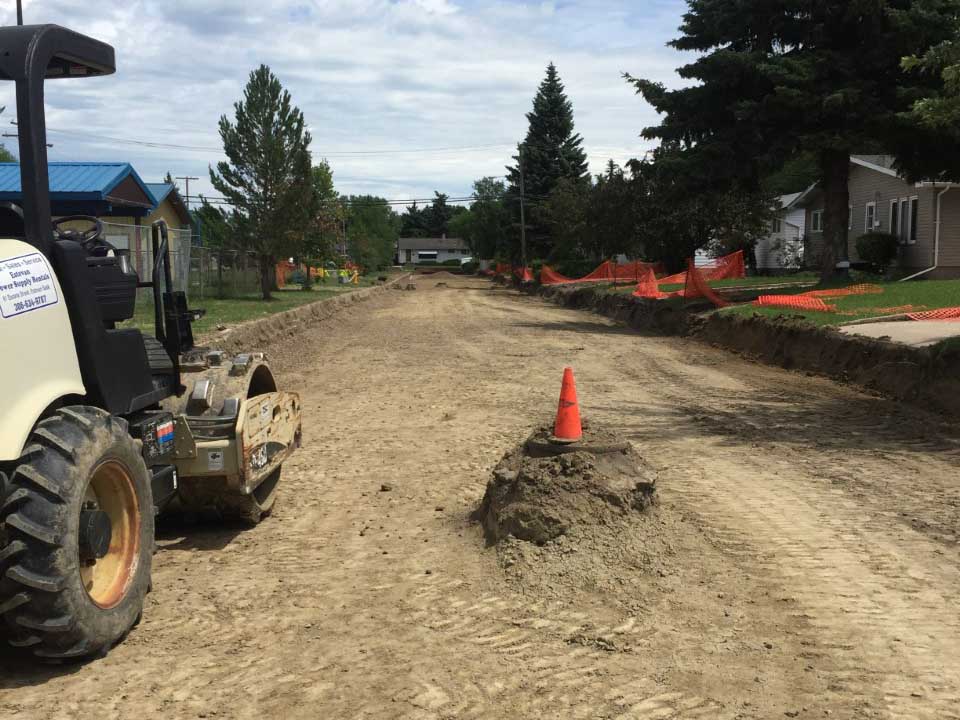 Nicholson Road Rebuilt the street after a water main replacement